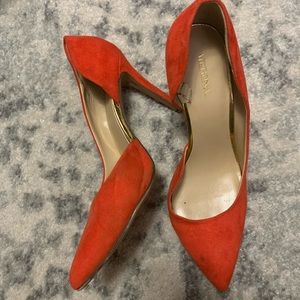 Merona bright orange heels
